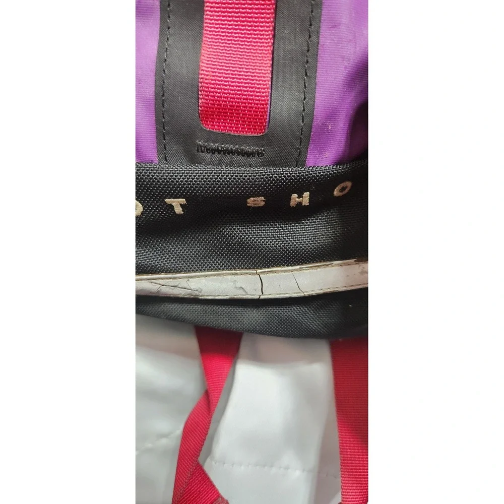 The North Face Hot Shot Backpack Purple Black Red T196 T596 Daypack